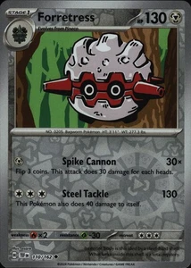 Forretress Reverse Holo Uncommon SV05: Temporal Forces 110/162 NM - Picture 1 of 2
