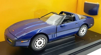 Ertl 1/18 Scale Diecast 33469 - 1985 Chevrolet Corvette Coupe - Blue - Image 1 of 4