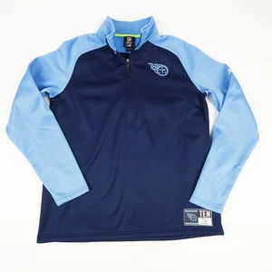 NFL New Era Team Apparel Tennessee Titans Herren L O-Line Raglan Half Zip Jacke - Bild 1 von 11