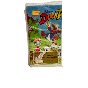 Vintage 1986 Brandneu Disney's Ducktales Papier Tischdecke Tischdecke 54" x 84" - Bild 1 von 3