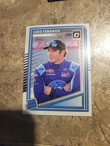 2025 Donruss Racing RATED ROOKIE Nascar Card LUKE FENHAUS 100 Optic - Picture 1 of 2