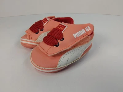 Puma Newborn Infants Size 2 Babies Toddlers Shoes Tom & Jerry Pink Girls - Image 1 of 4