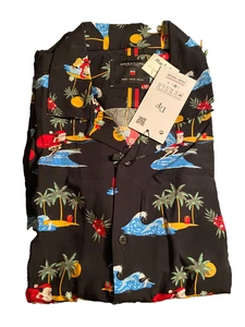 Ugly DENIM & FLOWER RICKY SINGH Herren Medium Weihnachten Santa Surfshirt NEU - Bild 1 von 5