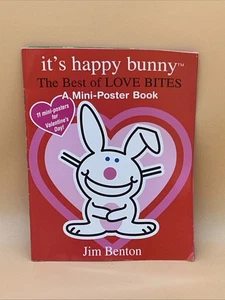 It's Happy Bunny The Best Of Love Bites A Mini Poster Book Vintage 2007 - Bild 1 von 14