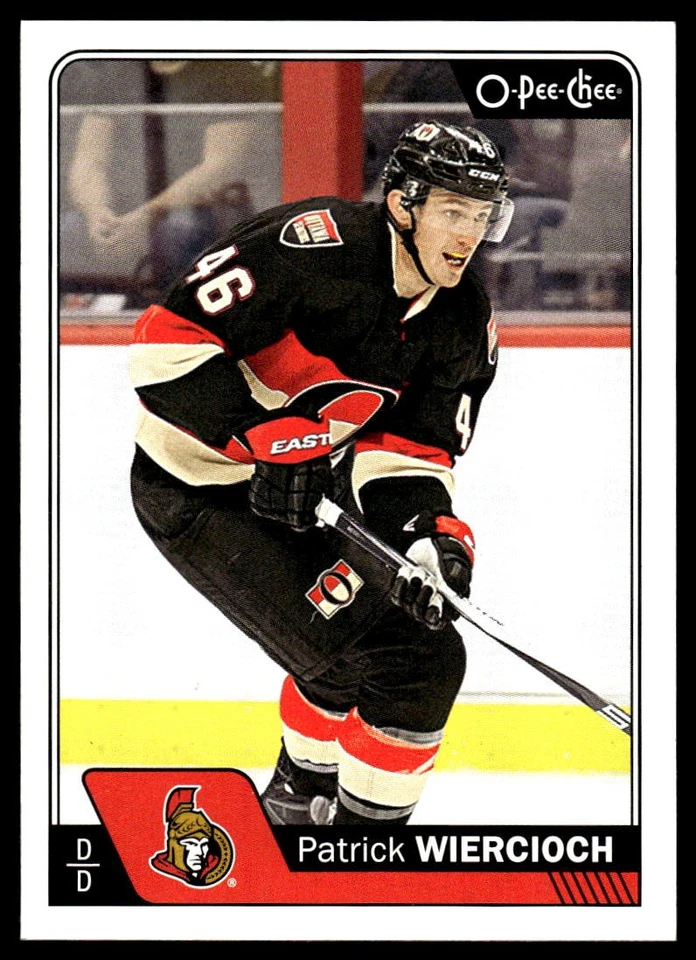 2016-17 O-Pee-Chee #513 Patrick Wiercioch Ottawa Senators Hockey Card - Image 1 of 2