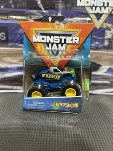 Monster Jam Aftershock Diecast 4X4 Truck HTF Rare Poster & Wristband 1/64 - Picture 1 of 1