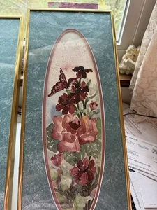 VTG WATERCOLOR BY BARBARA GENTILE ROSES WITH BUTTERFLY FRAMED MATTED SIGNED #2 - Picture 1 of 19