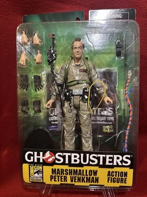 Ghostbusters SDCC Diamond Select Marshmallow Peter Venkman Action Figure - Image 1 of 4