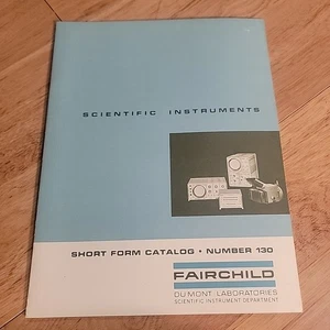 Vintage Fairchild Scientific Instruments Catalog scope generator - Picture 1 of 4
