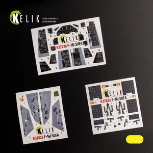 Calcomanías 3D interiores Lockheed Martin F-16I Sufa para kit modelo Academy 1:32 K32026 - Imagen 1 de 11