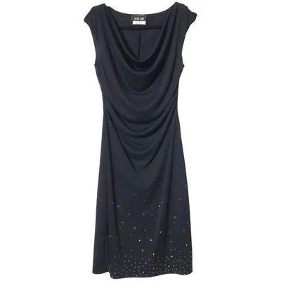 Vestido drapeado vintage Byer Too Y2K talla S funda corta brillante sin mangas para mujer  Foto 1 de 4