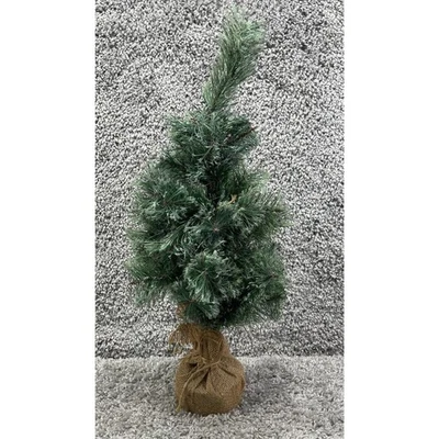 Artificial Christmas Tree Tabletop Decorated Collectibles 23" Holidays - Image 1 of 4