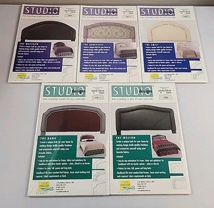 5 Vintage Studio Designs Headboard Patterns All Sizes New Sealed - Picture 1 of 12