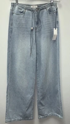 Jeans Habitual para mujer talla 4/27 ¿jade? Cordón de mezclilla de pierna ancha azul claro Foto 1 de 4