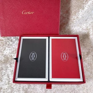 Cartier Spielkarten rot und schwarz 2 Decks VIP Geschenk von Cartier mit Box - Bild 1 von 10