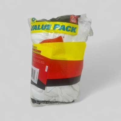 De Colección Hanes Calzoncillos Para Hombre Blanco Algodón Ropa Interior 6 Pares Talla 40 2002 Y2K 2249TW Foto 1 de 3