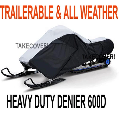 Deluxe Travel Snowmobile Cover Polaris HDSNMC-DLTPLR1X - Image 1 of 2