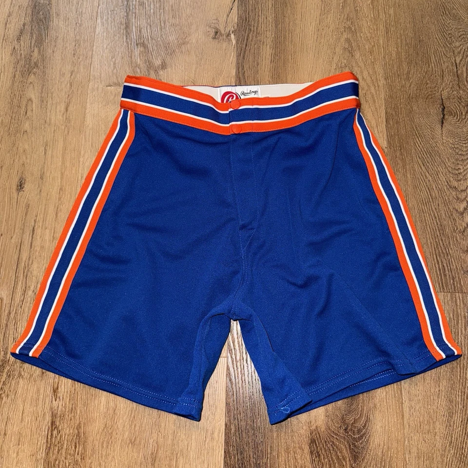 Pantalones Cortos Entrenadores Rawlings De Colección Para Hombres 30 Fútbol Softbol Gimnasio Rayas Años 70 Años 80 Foto 1 de 4