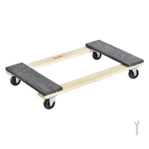 Furniture Moving Pallet Trolley Industrial Machinery Mover with PP Swivel Caster - Picture 1 of 10