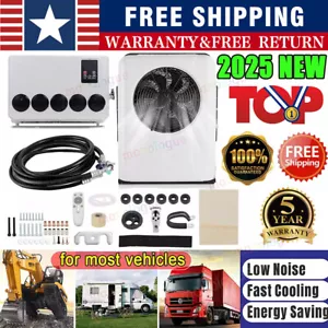 12000 BTU Truck Cab Air Conditioner 12V Split AC Fits Semi Trucks Bus RV Caravan - Picture 1 of 20