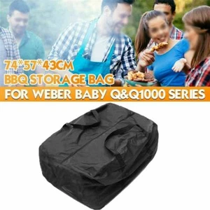 Waterproof BBQ Storage Carry Duffle Bag For Weber BABY Q&Q1000 Series 74*57*43cm - Picture 1 of 11