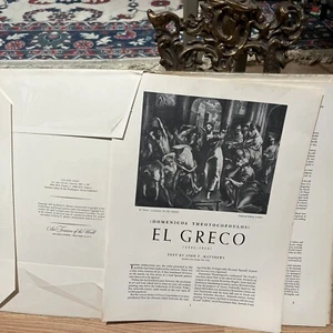 El Greco - Ein Abrams Kunstbuch mit 16 schönen Farbdrucken - Bild 1 von 12