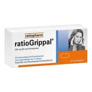 ratioGrippal 200 mg/30 mg Filmtabletten 20 St Filmtable