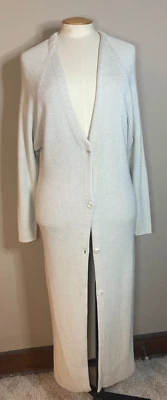 Emanuel Ungaro Women's Sweater Cardigan V-Neck Button Down Ribbed Duster Small - Image 1 of 4
