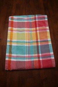 Madras Plaid Table Runner 68"x13" Spring Easter Decor Kohl's Celebrate Together - Picture 1 of 6