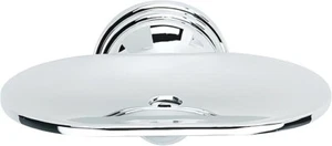 Croydex Westminster Chrome Soap Dish Holder Bathroom Accessories 57 x120 x105mm - Picture 1 of 3