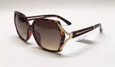 Gafas de sol Tahari Butterflie para mujer doradas tortuga TH742-TSGLD Foto 1 de 4