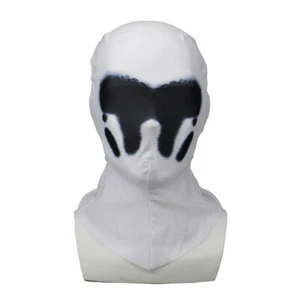 2019 New Watchmen Rorschach Mask Hood Superhero Mask Balaclava Prop Cosplay Mask - Picture 1 of 10