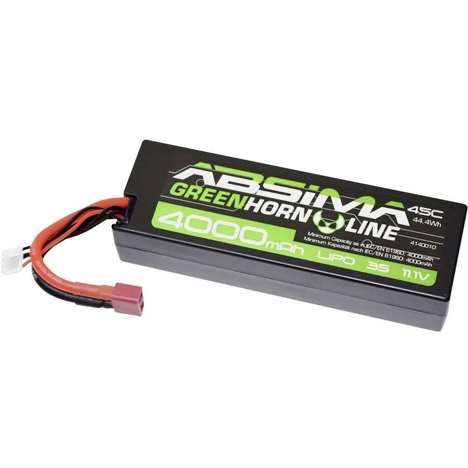 Absima LiPo 4000mAh 45C 11.1V Hardcase (4140010)