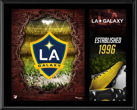LA Galaxy Team Logo 12" x 15" Plaque Fanatics Authentic Certified Cover