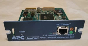 APC UPS SmartSlot AP9617 Network Management Card - FREE SHIPPING IN USA! - Picture 1 of 2