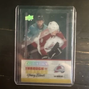 2019-20 Upper Deck Credentials CALE MAKAR TTBYB-2 Through The Boards Young Blood - Picture 1 of 2