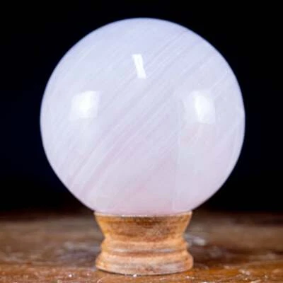 Natürliche Pinke Aragonit Kugel - 979,35g - 90mm - Bild 1 von 4