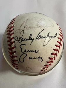 Hall of Famers Autographed Baseball Koufax Musial Killebrew Banks Kiner Snider - Picture 1 of 7