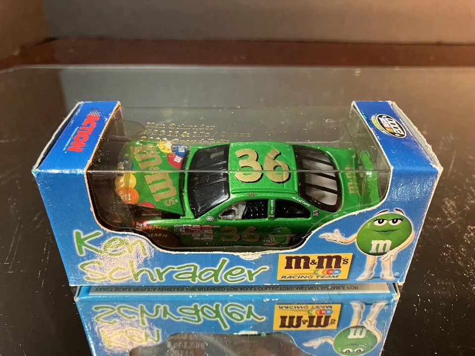 Ken Schrader #36 M&M's Ms. Green 2000 Pontiac Grand Prix RCCA 1,584 1:64 - Image 1 of 1