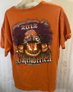 Camiseta Daytona Beach Biketoberfest 2012 estampado gráfico talla L cuadros medidas - Imagen 1 de 7