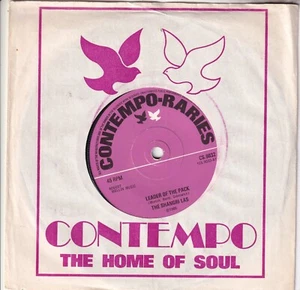 THE SHANGRI-LA`S..LEADER OF THE PACK..FAIR CONTEMPO RE-ISSUE SOUL 7"..CS.9032 - Picture 1 of 2