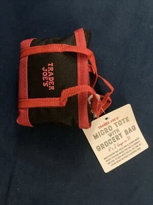 Trader Joe's Micro Tote With Grocery Bag 2 In 1 Mini Limited Edition - Picture 1 of 6