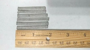 (6) Vintage Silver Braided Pickup Shoes Cut - Picture 1 of 4