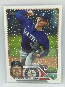 Bryce Miller Rookie 2023 Topps Urlaub Baseball Nr. H65 - Bild 1 von 2