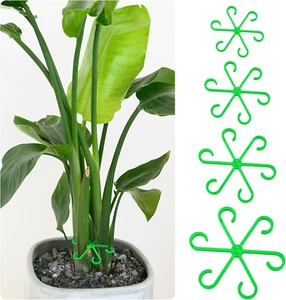 Plant Stem Support Set, 8Pcs 4 Sizes Garden Indoor Plants Stake, Support Holder - Picture 1 of 7