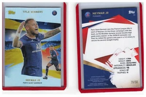 21/22 Topps PSG Team Set Titelsieger gelbe Folie #40 Neymar Jr Paris/50 - Bild 1 von 1
