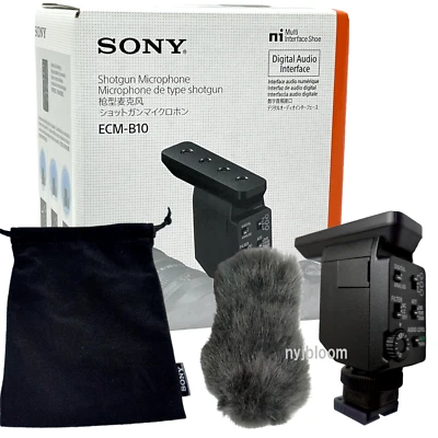 New SONY ECM-B10 Camera-Mount Digital Shotgun Microphone - Image 1 of 4