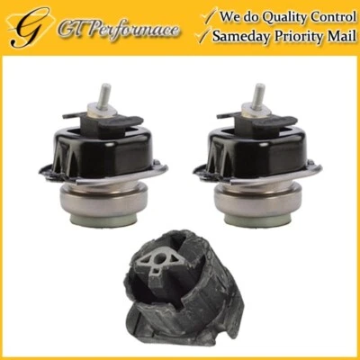 Juego de 3 piezas de montaje de motor y transmisión de calidad para BMW X5/X6 2007-2018 3,0 L Foto 1 de 4