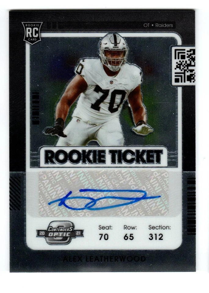 2021 Panini Contenders Optic #149 Alex Leatherwood AU RC - Image 1 of 1