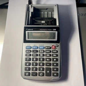 Canon Palm Printer P1-DH V 12 cifre calcolatrice aziendale testata funzionante - Foto 1 di 4